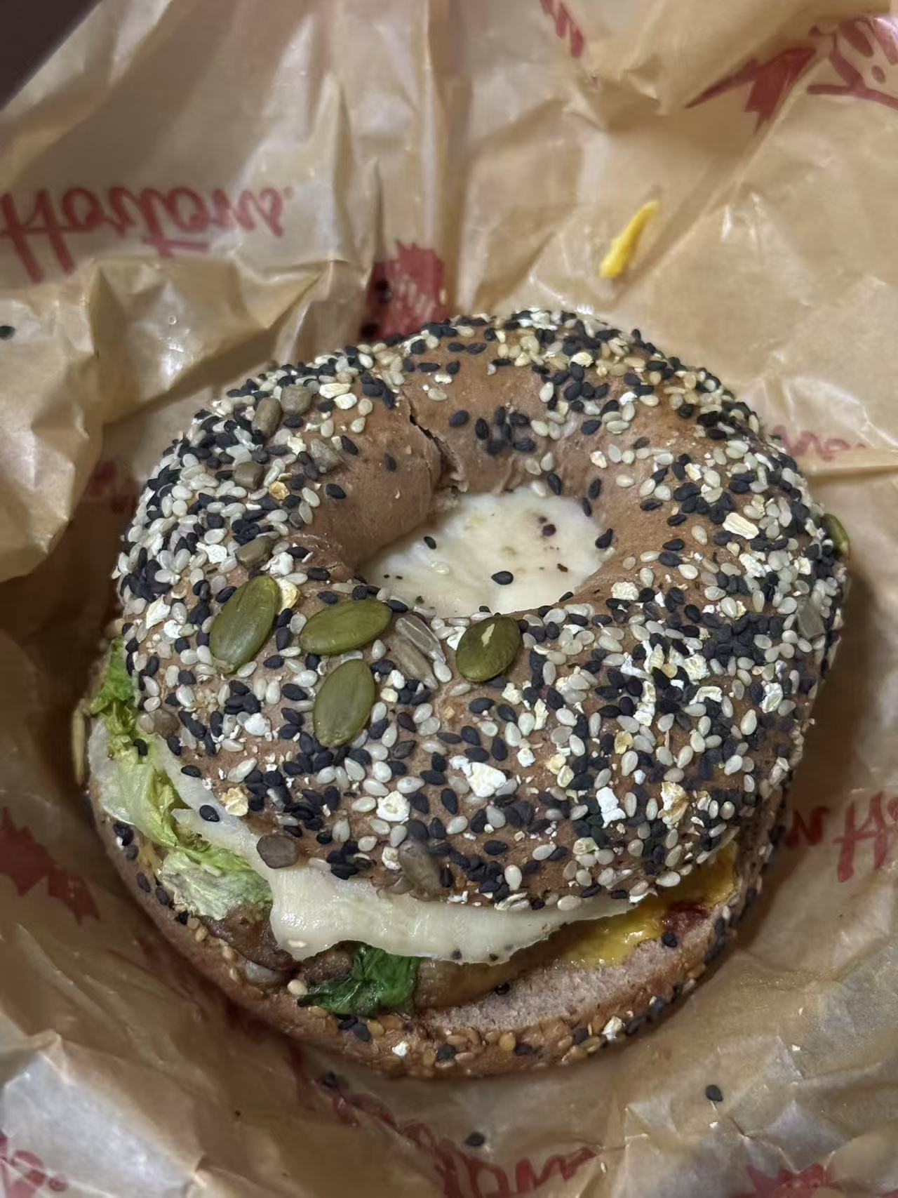 牛肉贝果堡